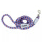 Coastal Pro Active Woven Reflective Rope Leash 1" x 6' Cobalt Crossed poudrefeed.com